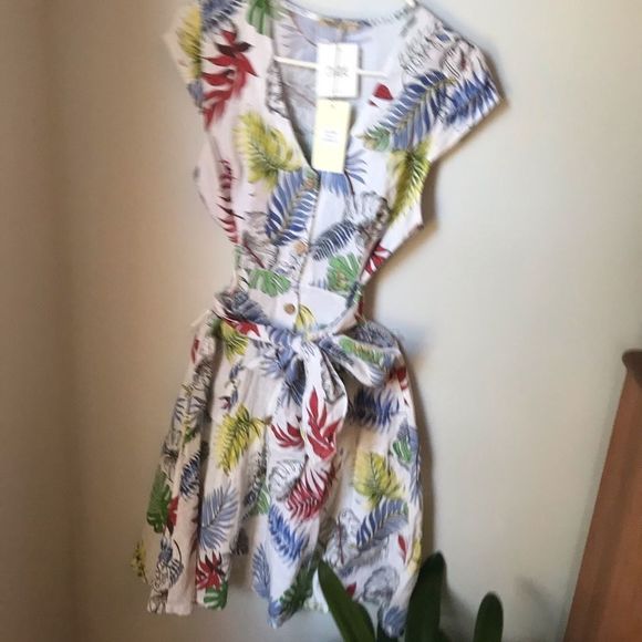 Pure Linen, NWT, Small, Hawaiian Dress - Picture 3 of 11